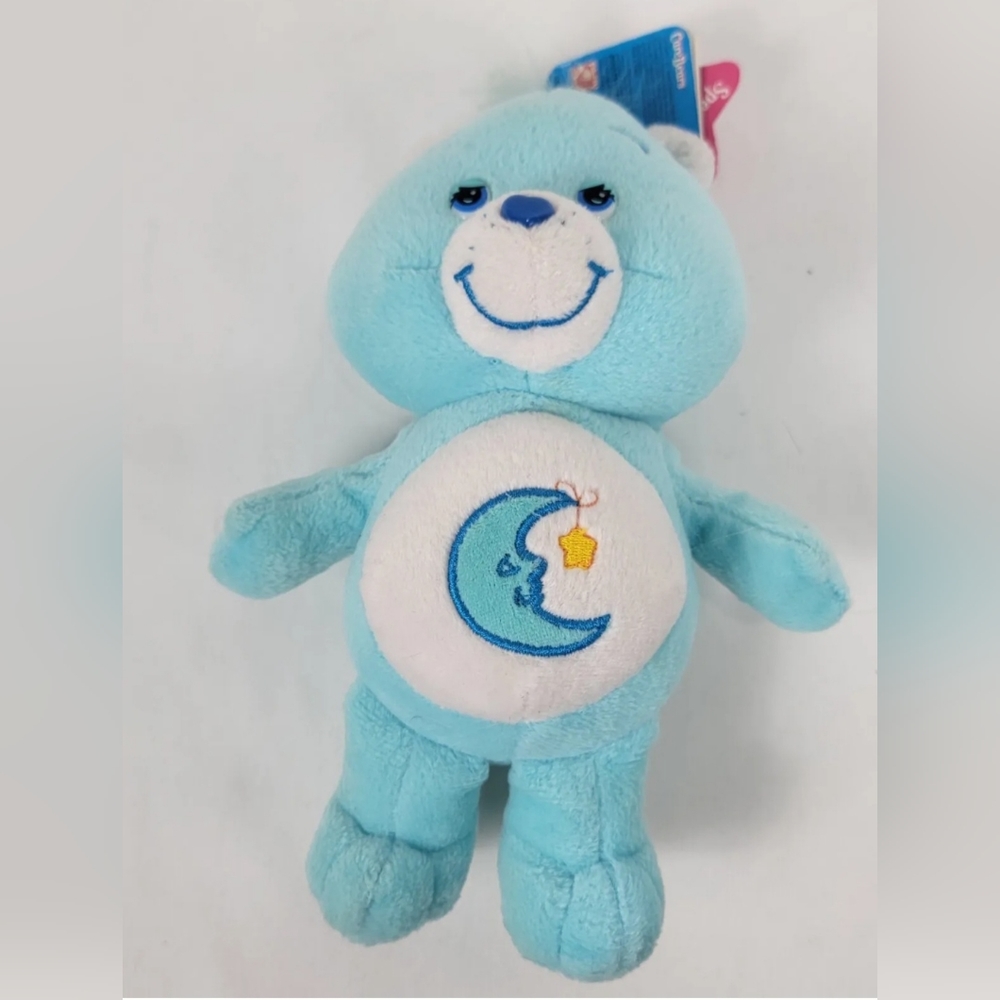 Vintage 2006 CARE BEARS Bedtime Bear Fun Scents Blue Plush 9” With Tags